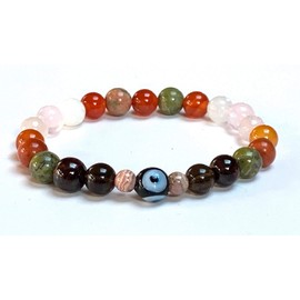 Energized Fertility Bracelet,Fertility Support Crystal Bracelet, Pregnancy Bracelet, Evil Eye Bracelet, Crystals help to conceive motherhood