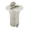 Marine Boat Deck Filler with Keyless Cap Stainless Steel Mirror