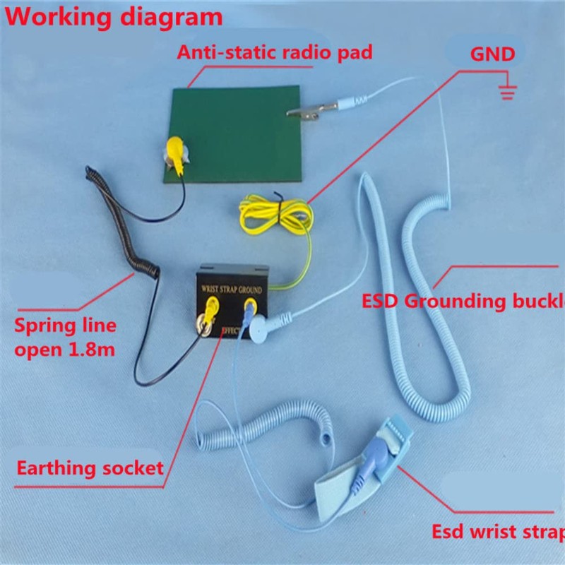 L Shaped Antistatic Ring Earth Connector 3 Hole Antistatic Earthing