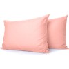 Cotton Delight Standard Pillow Cases Set of 2 Blush Pink