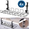 Callstel Power Cord Organiser: Set of 4 Cable Baskets, Socket