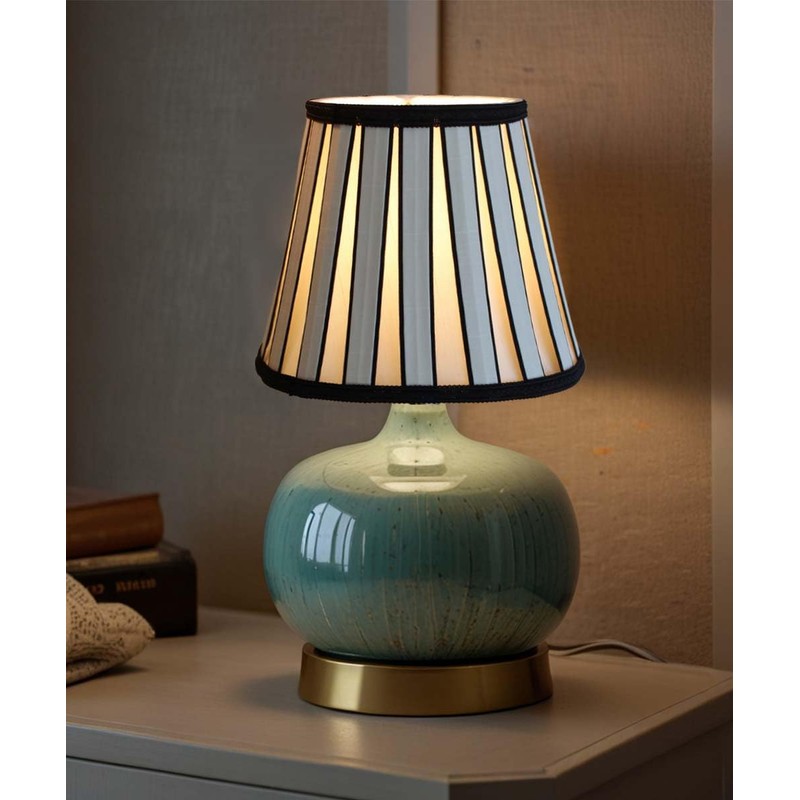 5"x8"x7" Metropolitan Softback Empire Edison Clip On Lampshade, Eggshell with