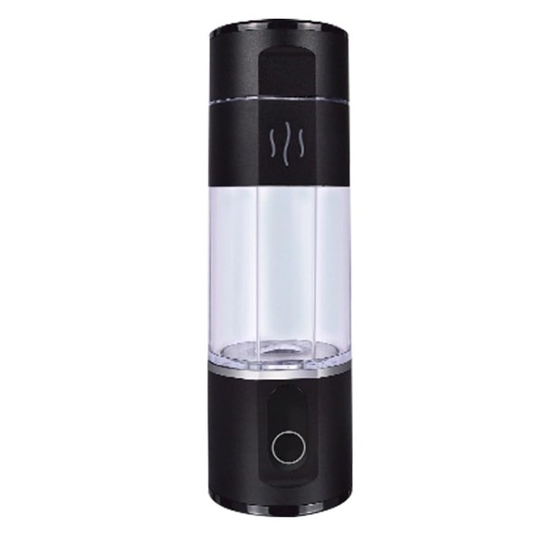 Alkadrops Hydrogen-Rich Water Bottle Generator Max Concentration Molecular Up to 5000PPB Portable hydrogen water Maker Machine | PEM Membrane & SPE Technology Ionizer Type-C Recharge new (Black)
