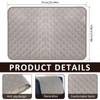 Muross 3Pcs Sofa Headrest Cover Recliner Headrest Protector Soft Polyester