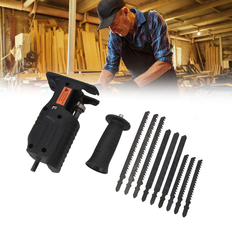 Protable Reciprocating Saw Adapter Electric Drill Modified Tool Attachment with