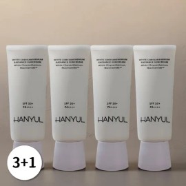 Hanyul White Chrysanthemum Glowing Sun Cream SPF50+ PA++++ 70ml 4pcs / 한율 흰감국 광채선크림 SPF50+ PA++++ 70ml 4개