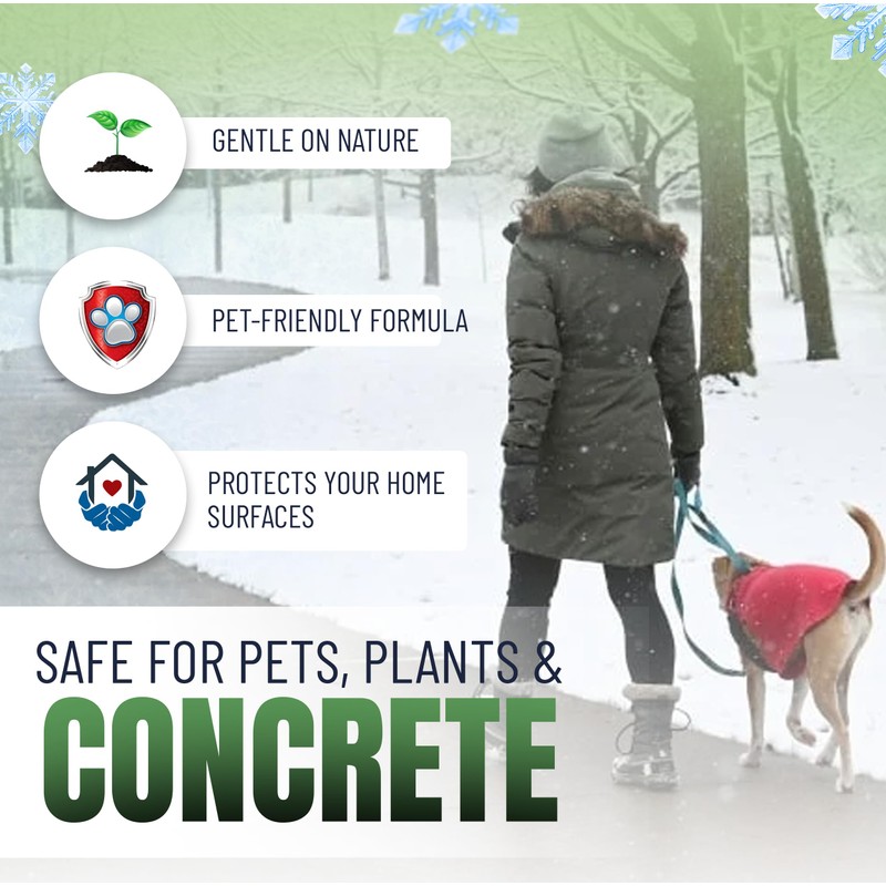 Organic Melt Premium Granular Ice Melt is a eco Friendly