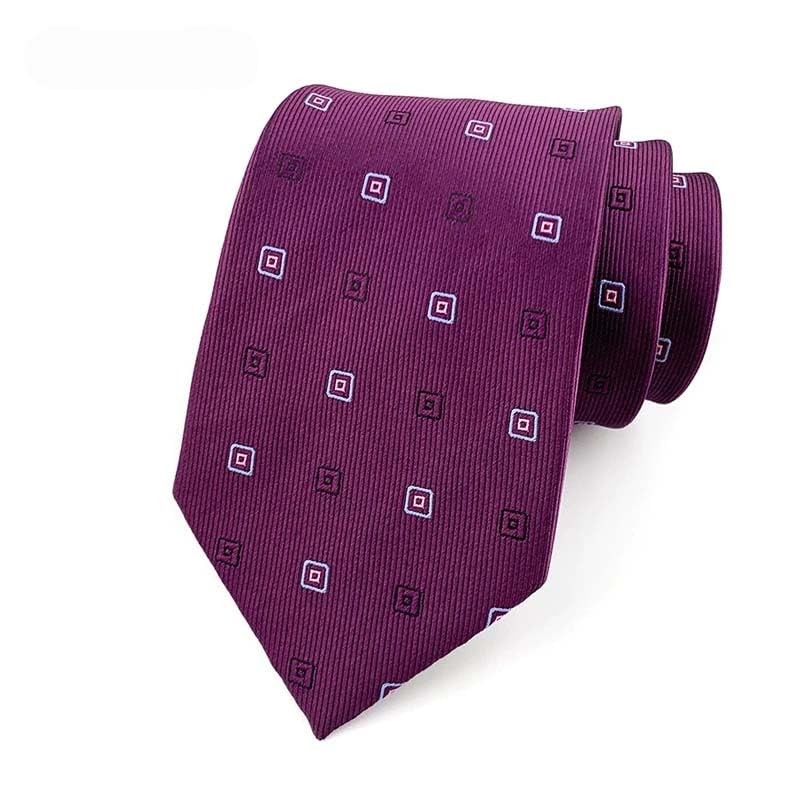 YanLen Tie For Men Necktie Woven Jacquard Neck Ties Set