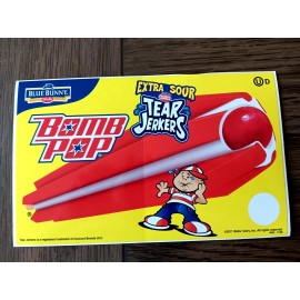 2011 Bomb Pop Tear Jerkers Extra Sour Ice Cream Truck Sticker Decal 8"x5"
