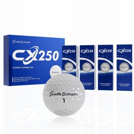 SUMBONUM 12 Pack Premium Urethane Golf Balls – 3-Piece Construction, High Spin & Soft Feel – Flex Core Technology for Maximum Distance & Control – 332 Micro-Dimple Design for Improved Aerodynamics