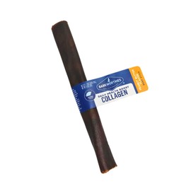 Barkworthies 6" Peanut Butter Flavor Beef Collagen Sticks for Dogs - Healthy Long Lasting Bully Stick Alternative - High Protein Low Fat Dog Treats - 1 Pack