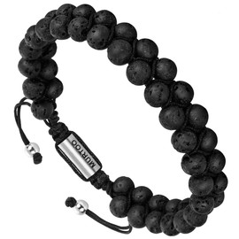 murtoo Bead Chakra Bracelets for Men and Women, Double-layered Healing Yoga Crystals Beaded Bracelet, Natural Stone Mens Bracelet for Meditation, Relax Anxiety