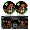 Car Coasters for Cup Holders，Leopard Car Cup Holder Coasters Drinks,