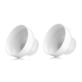 Different Diameter Coupling for Ventilation Pipes, Hose Fittings, 5.9 - 3.9 inches (150 - 100 mm), Duct Replacement, Set of 2, Ventilation Fan Parts, Pipe Fittings, Different Diameter Fittings, ABS