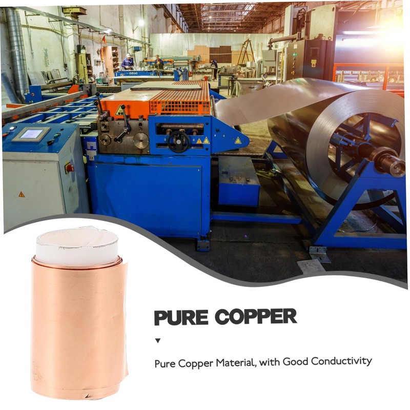 ULTECHNOVO 1roll Copper Sheet Roll Thick Copper Foil for Projects