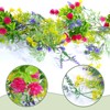 1 Pcs 6 ft Spring/summer Wildflower Garland Artificial Greenery Flower