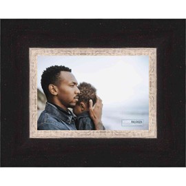 Poster Palooza 7x5 Inch Traditional Complete Wood Picture Frame with UV Acrylic Plexiglass, Foam Board Backing & Hardware Included - 7x5 Inch Frame