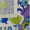 Tree of Life Tablecloth for Square Tables, Cotton Floral Kitchen