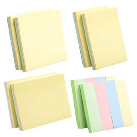 Sticky Notes, Sticky Notes for Writing, Easy to Write on, 100 Sheets per Pad for Reminders, Strong Sticky Notes for To Do Lists and Reminders, Checklist or Brilliant 8 Pads