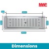 MAP Aluminium Adjustable Air Vent 9” x 3”, Single Brick