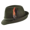 Jaxon Alpine Fedora Hat (X-Large, Moss)