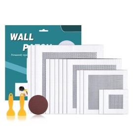 maxbright 2/4/6/8 Inch,Wall Patch Repair Kits Dry Wall Hole Repair Patch for Ceilings - 2"*2, 4"*3, 6"*6, 8"*3