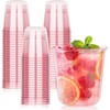 KesaPlan 50Pcs 360ml(12oz) Pink Plastic Party Cups for Wine Cocktail