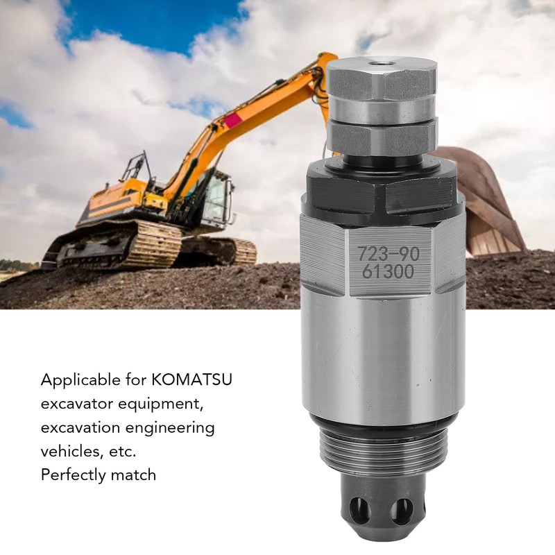 Overload Overflow Valve Standard Precise Sensitive Steel Secondary Relief Valve