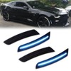 GTINTHEBOX Blue LED Side Marker Lights Smoked Lens Compatible with
