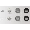 Jandy Pool Light Open, Quarter & Half Lens Cover. Black,