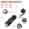 DARKDAWN Redlight Flashlight Rechargeable USB, LED Mini Red Light Flashlights