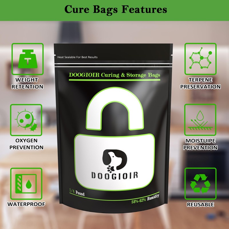 1/4 LB Curing & Storage Bags, Curing Bags for Food