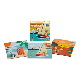 Mizzie Puzzle Box Set - Hopping Around Australia, 1 Set