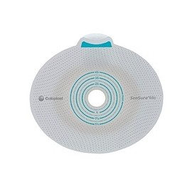 Ostomy Baseplate SenSura - Item Number 10514BX - 1¼" (32 mm), Red, Pre-cut - 5 Each / Box