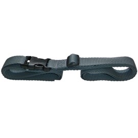 Benristraps 25mm Strap with Quick Release Buckle and Length Adjuster (2 metres, grey)