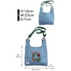 Gym Master G421795 2-Way Embroidered Canvas Mini Shoulder Bag STUCK