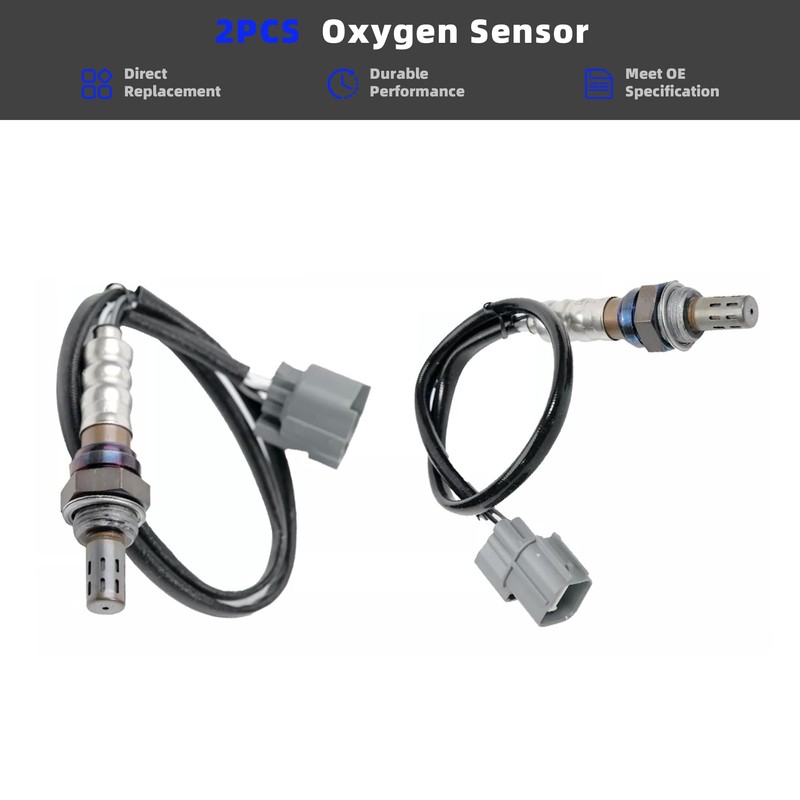 2PCS 234-4123 234-4092 Oxygen Sensor Compatible with Honda Civic 2001-2005