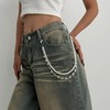 Pants Chain Pearl Wallet Chain for Women Jean Trouser Layered