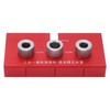 Wood Doweling Jig Drill Guide 3 in 1 Locator Hole