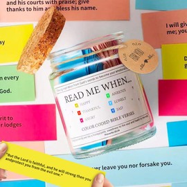 Bible Verse Jar, Prayer Jar, Birthday Gifts for Women Mom & Daughters, Religious, Bible Accessories, Valentine.