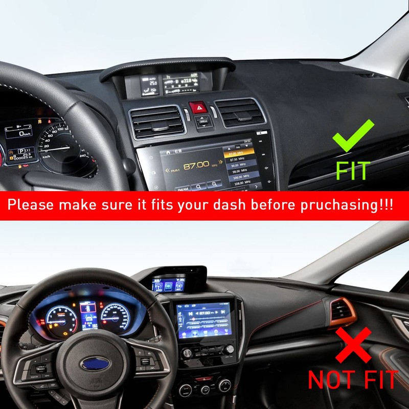 MOCHENT Dash Mat for Subaru Crosstrek Accessories 2012-2017, Forester 2014-2018,