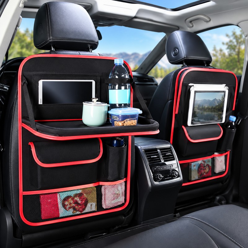 Car Seat Back Organizer for Rear Passenger Storage – Multi-Pocket