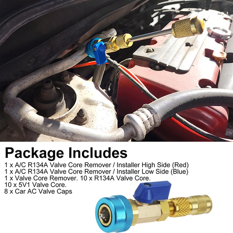 HVAC Core Removal Tool, Valve Core Quick Remover Installer Tool