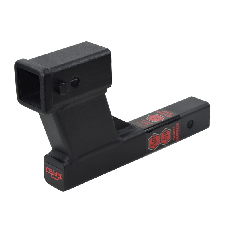 TOPTOW Trailer Receiver Hitch Extender Adapter 6" Drop/Riser, 8.5" and