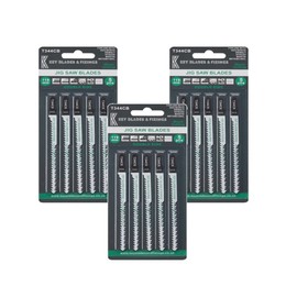 15 x Key Blades T344CB DOUBLE SIDED JIGSAW BLADES - Various Shapes Fast Tight Cutting Clean Layers - for Ambitious Artists, Designers, Engineers 1211