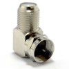 kenable F Type Satellite Socket to Right Angle Male Plug