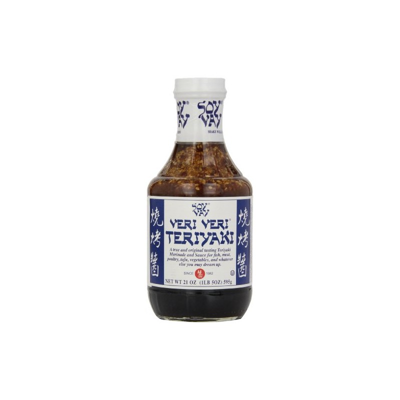 Soy Vay Veri Veri Teriyaki Marinade, 21-Ounce Bottles (Pack of