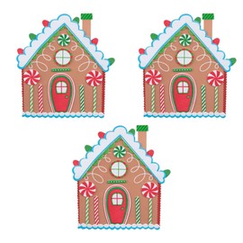 Gingerbread House Foam Christmas Craft Kit - DIY Christmas Holiday Bulk Craft Kit - Makes 24