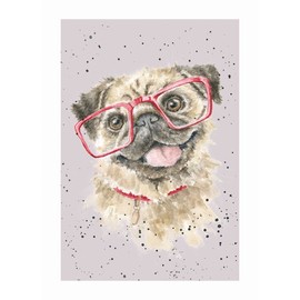 Wrendale Designs Greeting Card - PUG (Louie)