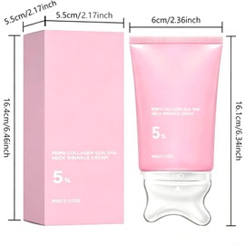 Crema Reafirmante de Cuello con PDRN, Colágeno y Aplicador Gua Sha, 90 g